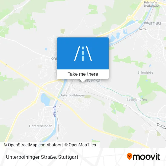 Карта Unterboihinger Straße