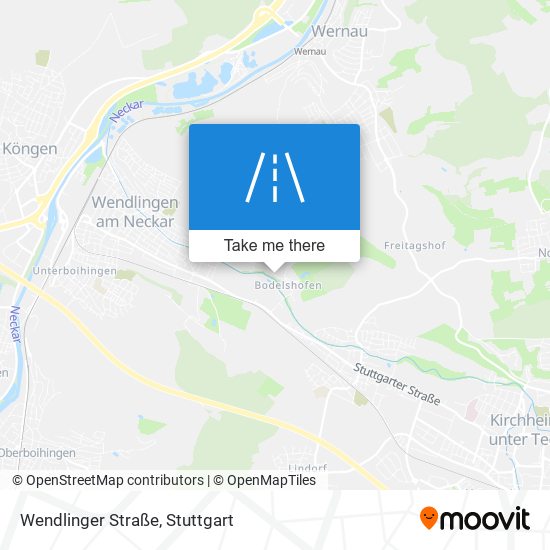 Карта Wendlinger Straße