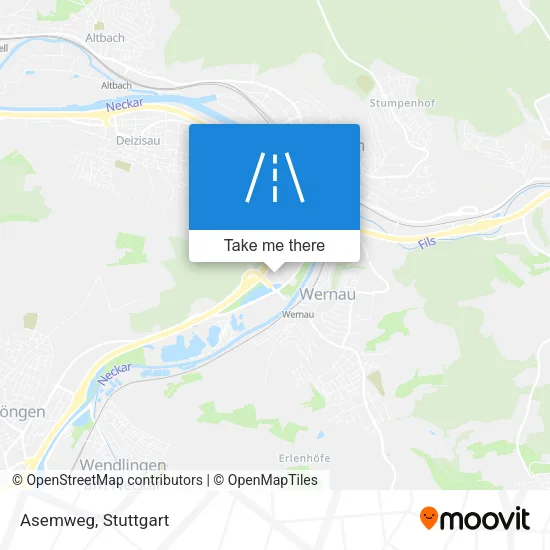 Карта Asemweg