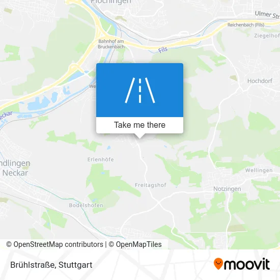 Карта Brühlstraße