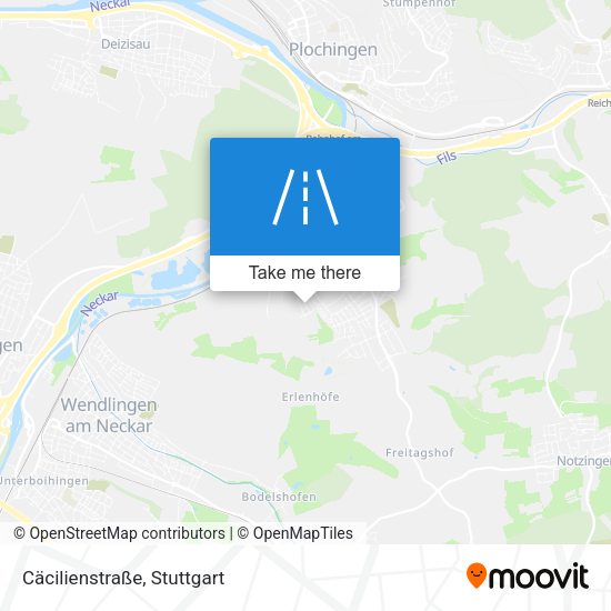 Cäcilienstraße map