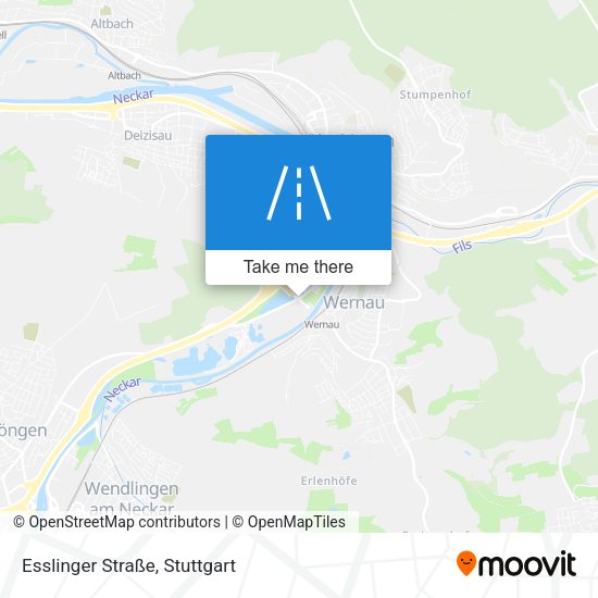 Карта Esslinger Straße