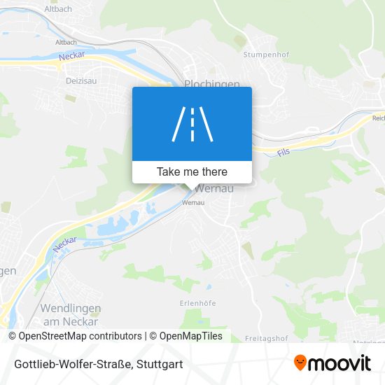Gottlieb-Wolfer-Straße map