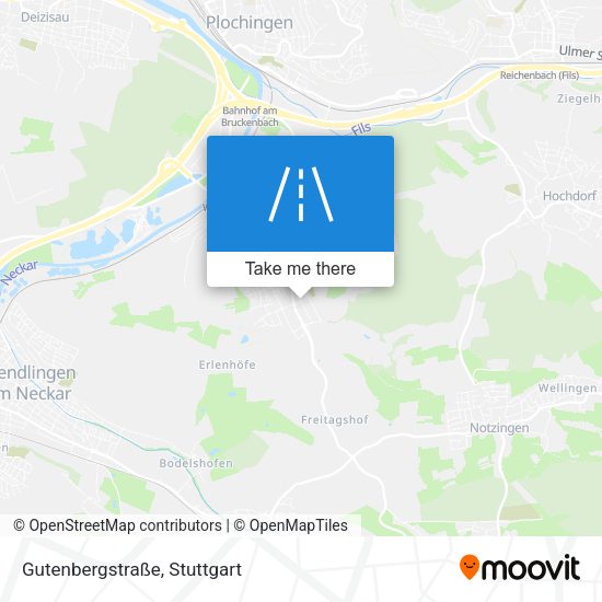 Gutenbergstraße map