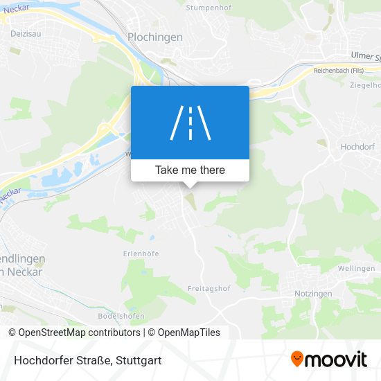 Hochdorfer Straße map