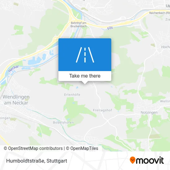 Карта Humboldtstraße