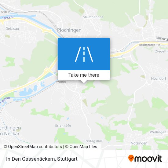 In Den Gassenäckern map