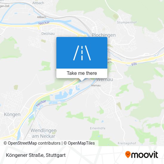 Köngener Straße map