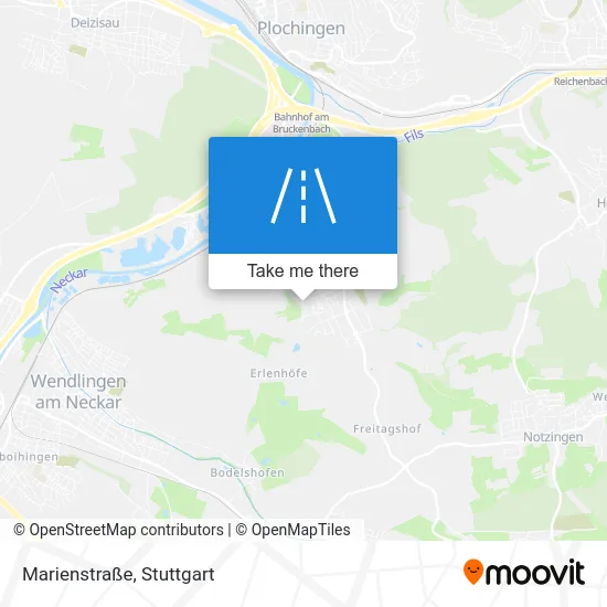 Карта Marienstraße