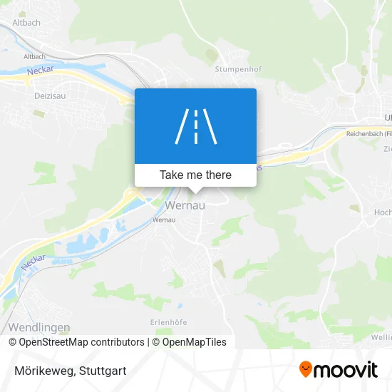 Карта Mörikeweg