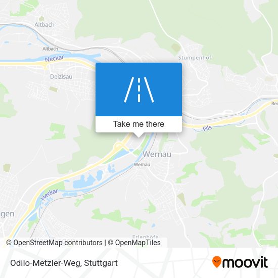 Карта Odilo-Metzler-Weg
