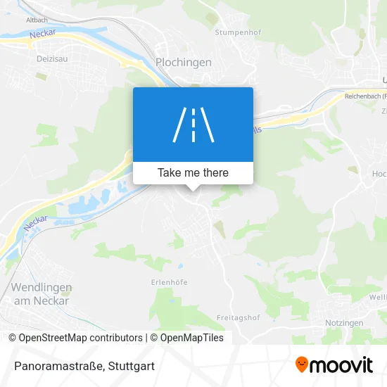 Карта Panoramastraße