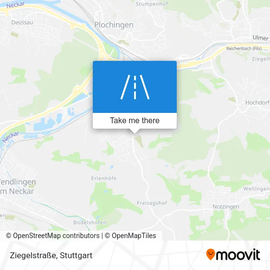 Карта Ziegelstraße