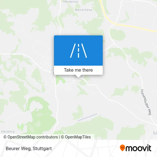 Карта Beurer Weg
