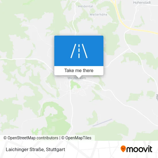 Карта Laichinger Straße