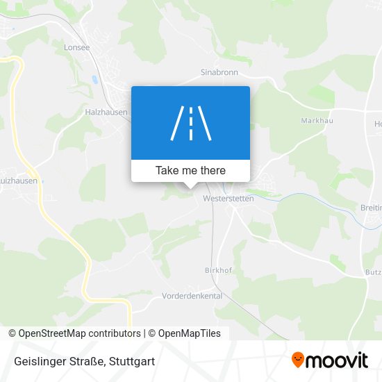 Карта Geislinger Straße