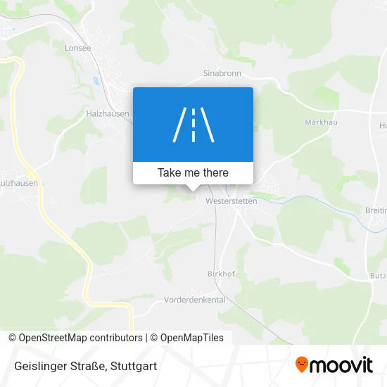 Карта Geislinger Straße