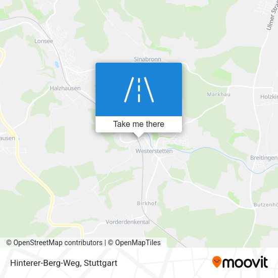 Карта Hinterer-Berg-Weg