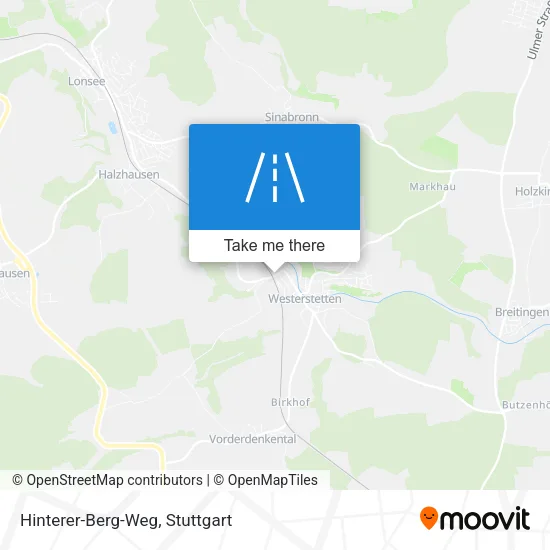 Карта Hinterer-Berg-Weg