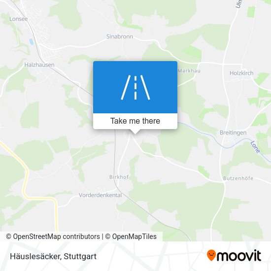 Häuslesäcker map