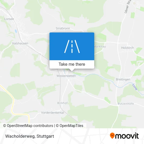 Карта Wacholderweg