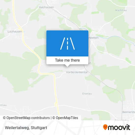 Карта Weilertalweg