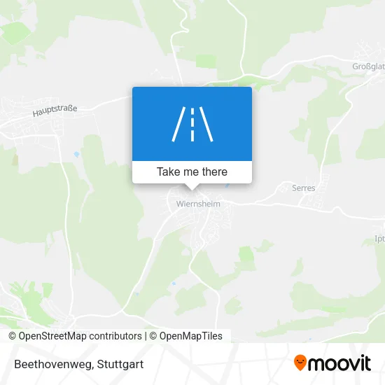 Beethovenweg map