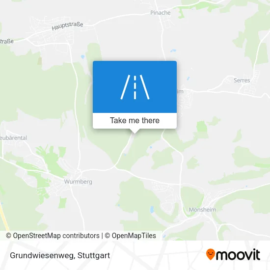 Карта Grundwiesenweg