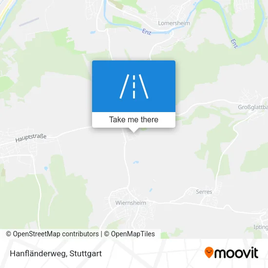 Hanfländerweg map