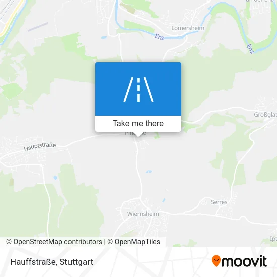 Карта Hauffstraße