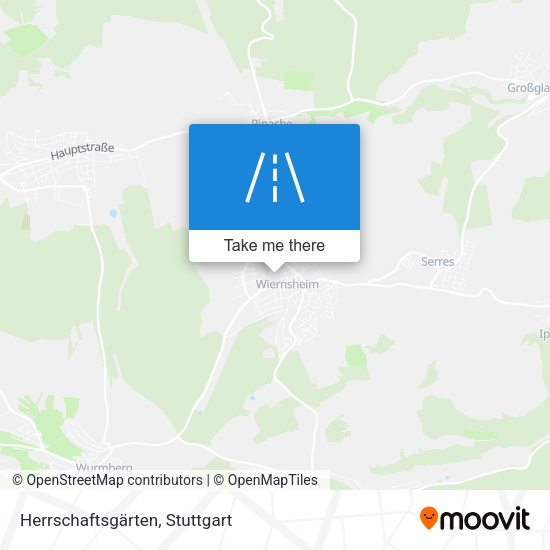 Herrschaftsgärten map