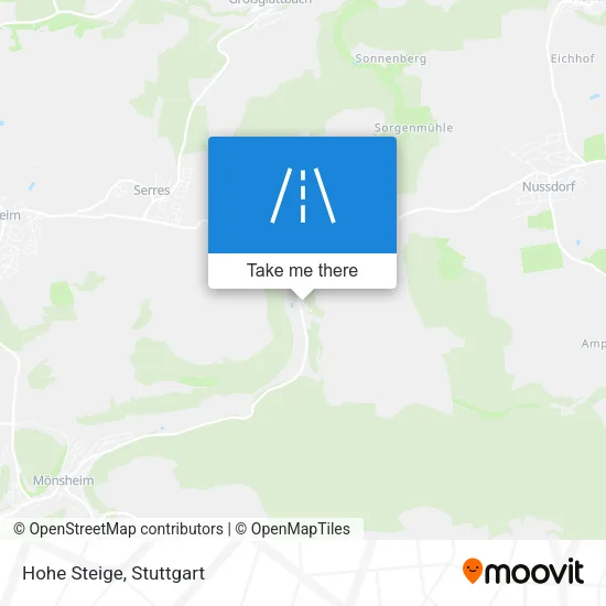 Карта Hohe Steige