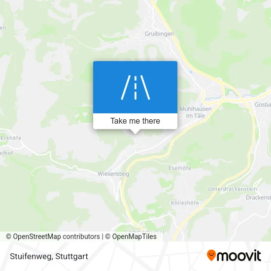 Карта Stuifenweg