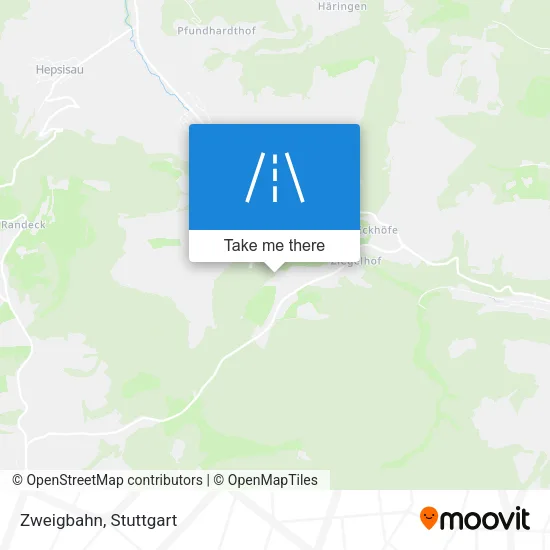 Карта Zweigbahn