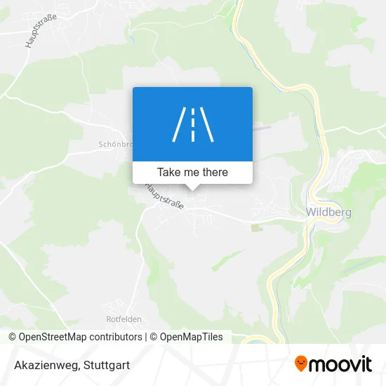 Карта Akazienweg