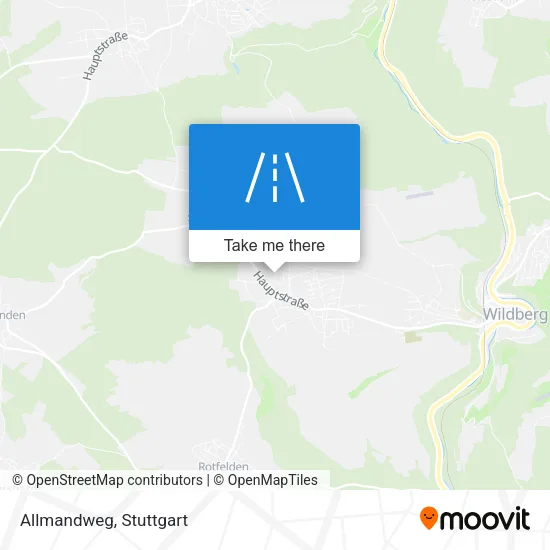 Карта Allmandweg