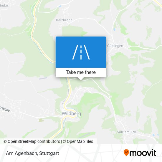 Am Agenbach map