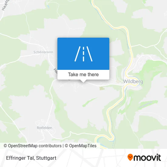 Карта Effringer Tal