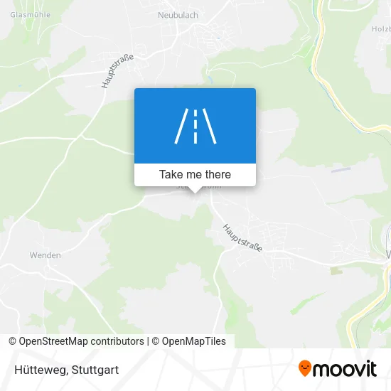 Карта Hütteweg