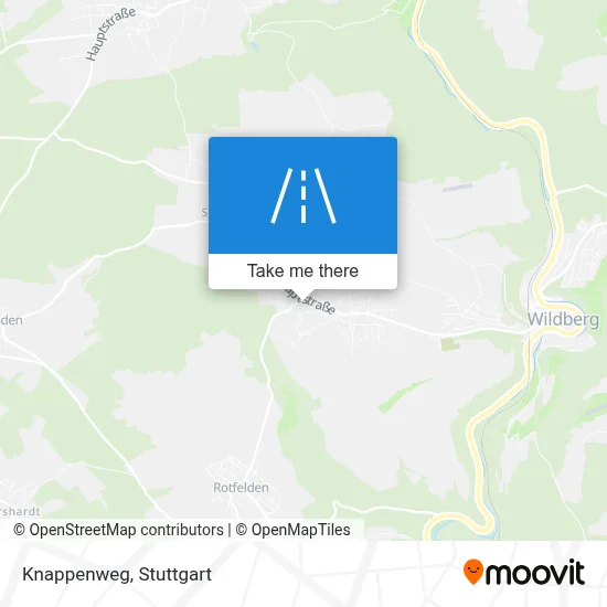 Knappenweg map