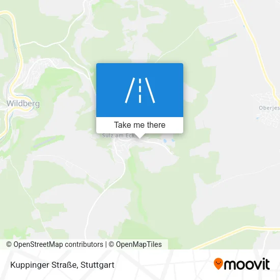 Карта Kuppinger Straße