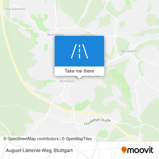 Карта August-Lämmle-Weg