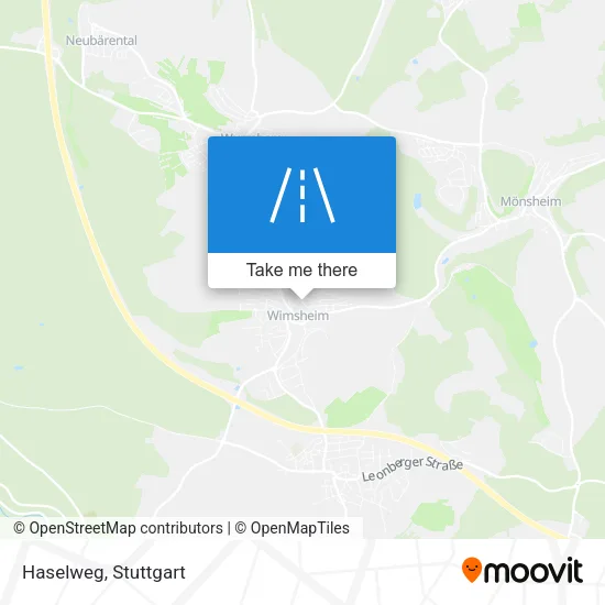 Карта Haselweg