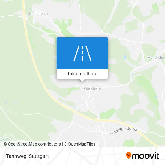 Карта Tannweg