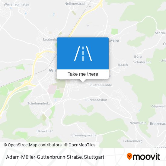 Карта Adam-Müller-Guttenbrunn-Straße