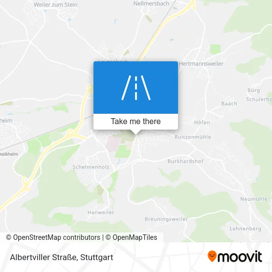 Карта Albertviller Straße