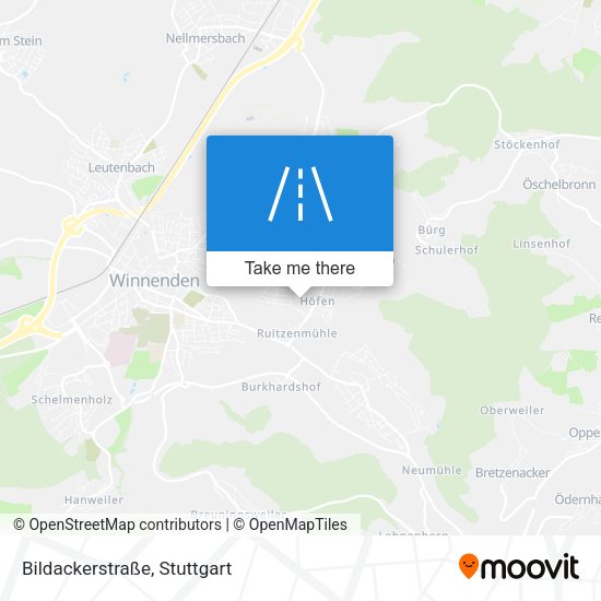 Bildackerstraße map