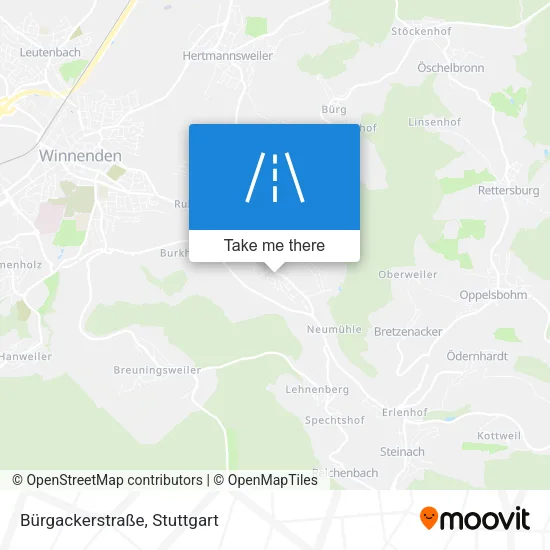 Карта Bürgackerstraße