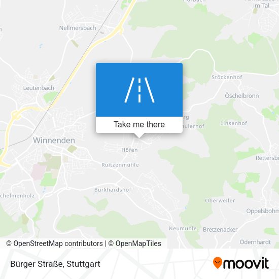 Bürger Straße map