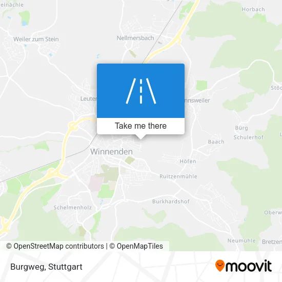 Карта Burgweg